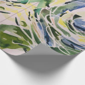 Natuur geïnspireerd verpakkingspapier cadeaupapier (Hoek)