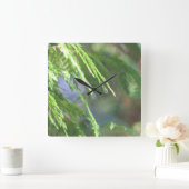 Natuur geïnspireerd vierkante klok (Huis)