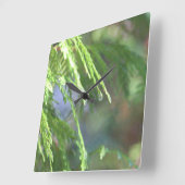 Natuur geïnspireerd vierkante klok (Hoek)