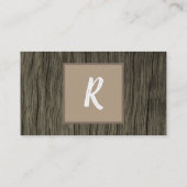 Natuur geïnspireerd Visitekaartje voor beheerders (Achterkant)