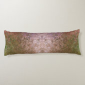 Natuur geïnspireerde Abstracte alcoholinkt Lichaamskussen (Achterkant)