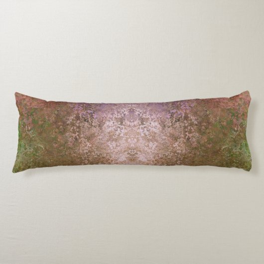 Natuur geïnspireerde Abstracte alcoholinkt Lichaamskussen (Voorkant)