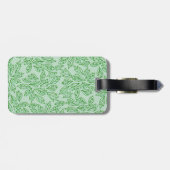 Natuur geïnspireerde blad patroon bagage label (Achterkant horizontaal)