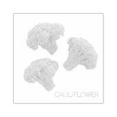 Natuur-geïnspireerde Bloemkool Rubber Stamp voor D Rubberstempel (Afrduk)