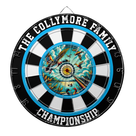 Natuur-geïnspireerde Duck Hunting Art Dartbord (Voorkant)