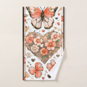 Natuur geïnspireerde Earth Tone Art Bad Handdoek (Handdoek)