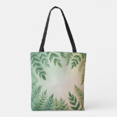 Natuur-geïnspireerde Fern Print Tas (Achterkant)