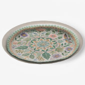 Natuur-geïnspireerde Floral Mandala Paper Bord (Gekanteld)