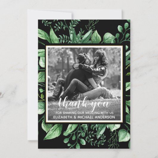 Natuur Geïnspireerde foto Dank je botanische blade (Voorkant)