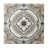 Natuur Geïnspireerde geometrische Abstracte kerami Tegeltje (Voorkant)