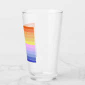 Natuur-geïnspireerde gestreepte tuimelaar - Aardse Glas (Links)