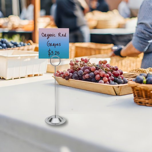 Natuur Geïnspireerde Gradient Prijs Labels Vierkante Visitekaartjes