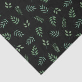 Natuur-geïnspireerde Green Leaf Gift Tissue Paper Tissuepapier (Detail)