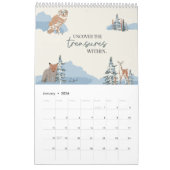 Natuur geïnspireerde Inspirerend woorden en citate Kalender (Jan 2026)