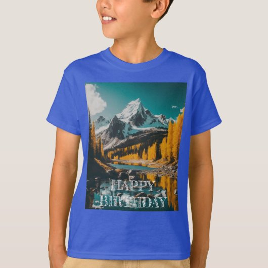 Natuur-geïnspireerde Kinderen T-shirt (Voorkant)