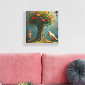 Natuur-geïnspireerde kunst canvas afdruk (Insitu (Woonkamer))