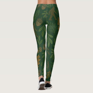 Natuur-geïnspireerde leggings met een speelse twis