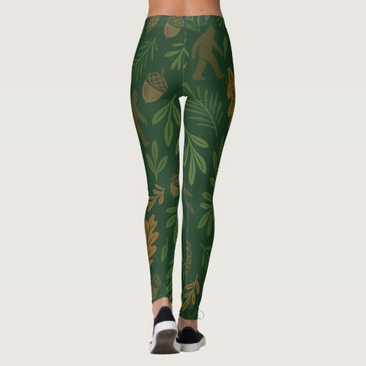 Natuur-geïnspireerde leggings met een speelse twis (Achterkant)