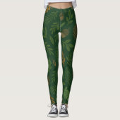 Natuur-geïnspireerde leggings met een speelse twis (Voorkant)