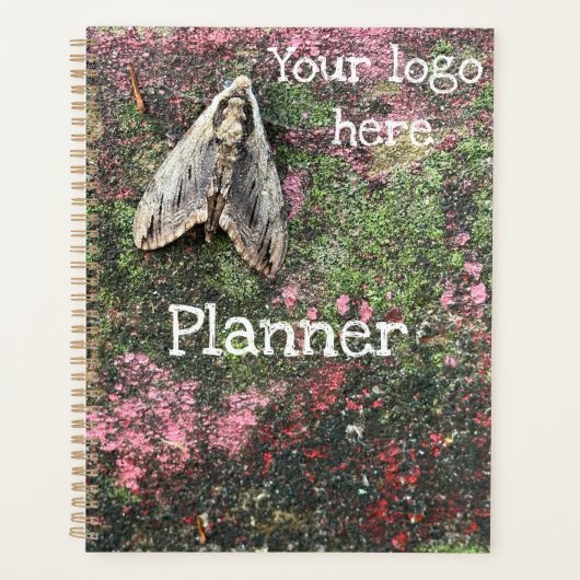 Natuur geïnspireerde mot planner (Voorkant)