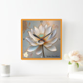 natuur geïnspireerde sereniteit vierkante klok (Huis)