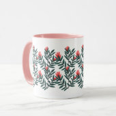 Natuur-geïnspireerde Tea Mok - Cadeau voor koffiel (Voorkant links)