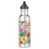 Natuur-geïnspireerde Tumbler Wrap – Waterverf Flow Waterfles (Links)