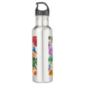 Natuur-geïnspireerde Tumbler Wrap – Waterverf Flow Waterfles (Achterkant)
