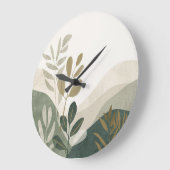 Natuur geïnspireerde wandklok  (Hoek)