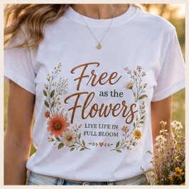 Natuur geïnspireerde zachte vrouwelijke grafische  t-shirt