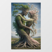 Natuur geliefden raamsticker (Vel)