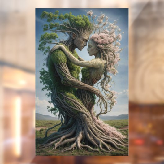 Natuur geliefden raamsticker (Vel 2)