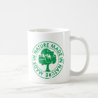 Natuur gemaakt koffiemok