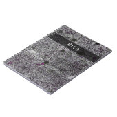 Natuur Geologie Grijs Graniet Roze Details Elke te Notitieboek (Linkerzijde)