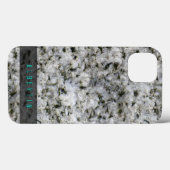 Natuur Geologie Rock Textuur Custom Name Case-Mate iPhone Case (Achterkant (horizontaal))