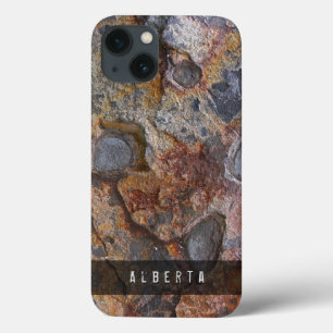 Natuur Geologie Unieke Rock Textuur Custom Name Case-Mate iPhone Case