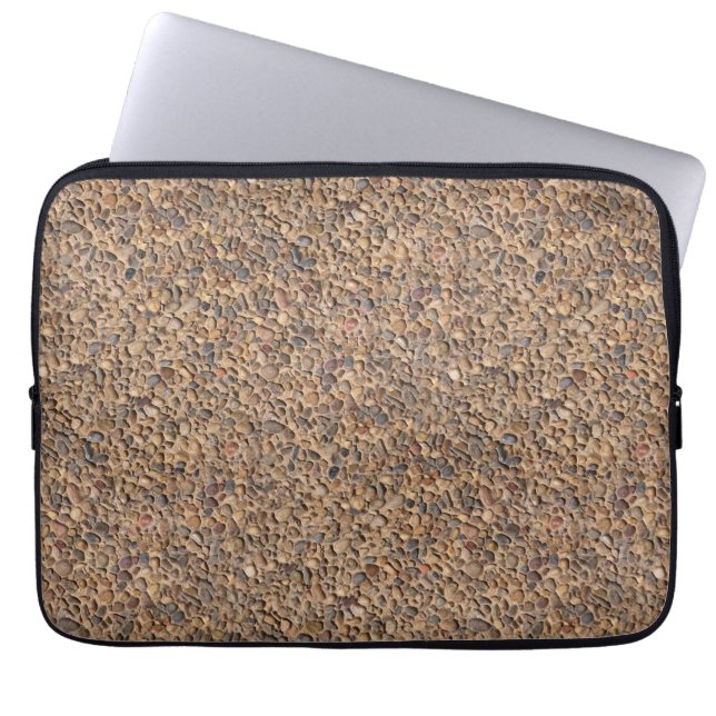 Natuur Geology Pebble Stones Foto Laptop Sleeve (Voorkant)