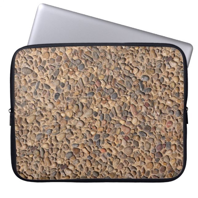 Natuur Geology Pebble Stones Foto Laptop Sleeve (Voorkant)