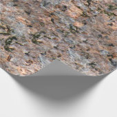 Natuur Geology Photo Rock Texture Cadeaupapier (Hoek)