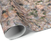 Natuur Geology Photo Rock Texture Cadeaupapier (Rol Hoek)