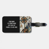 Natuur Geometrisch Abstract PatroonBagagelabel Bagagelabel (Achterkant horizontaal)