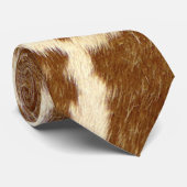 Natuur gestructureerd Foto Giraffe Dierlijk afdruk Stropdas (Opgerold)