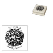  Natuur Gezicht Custom Ex Libris, Boek Rubberstempel (Gestempeld)