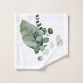 NATUUR GIFT WHITE BATHROOM TOWEL SET BAD HANDDOEK (Wasdoekje)
