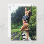 Natuur Girl Briefkaart (Voorkant / Achterkant)