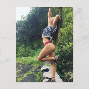 Natuur Girl Briefkaart