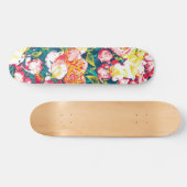 Natuur glimlacht in bloemen persoonlijk skateboard (Horizontaal)