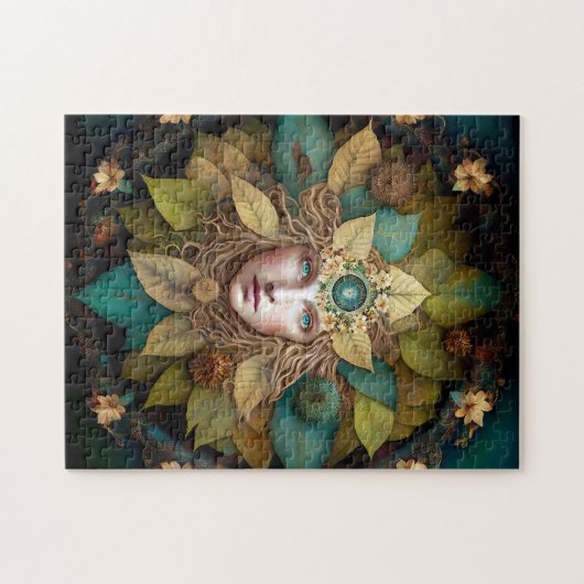 Natuur Goddess Mandala Legpuzzel (Horizontaal)
