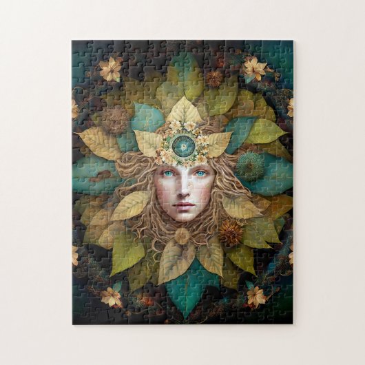 Natuur Goddess Mandala Legpuzzel (Verticaal)