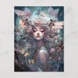 Natuur Goddess Surreal Fantasy Art Briefkaart